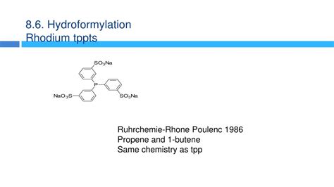 PPT - CATALYSIS I . The HYDROFORMYLATION REACTION PowerPoint ...