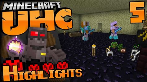 Minecraft UHC Highlights Episode 5 End Battle YouTube