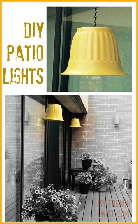 MADE - DIY patio lights - My French Twist