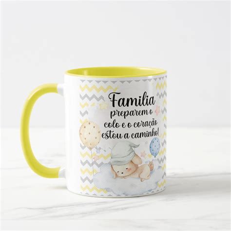 Caneca Presente Revela O De Gravidez Para Fam Lia Elo