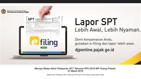 Cara Lapor SPT Pajak Tahunan Online Dari Daftar Akun DJP Hingga