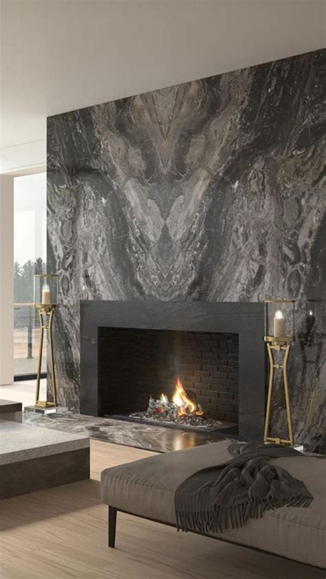 Natural Stone Fireplace