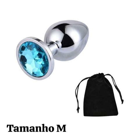 Plug Anal De Aço Redondo Tam M Sexy Import Cores variadas Shopee Brasil