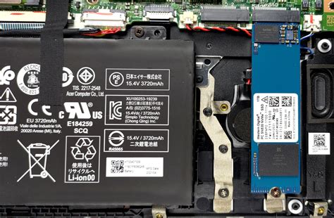 Inside Acer Swift X Sfx G Disassembly And Upgrade Options