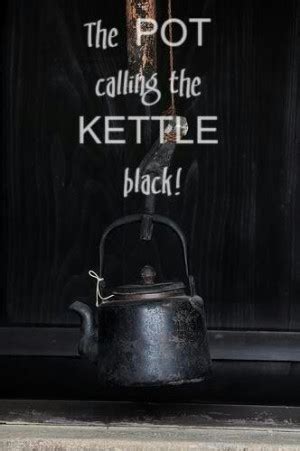 Pot Calling The Kettle Black Quotes. QuotesGram