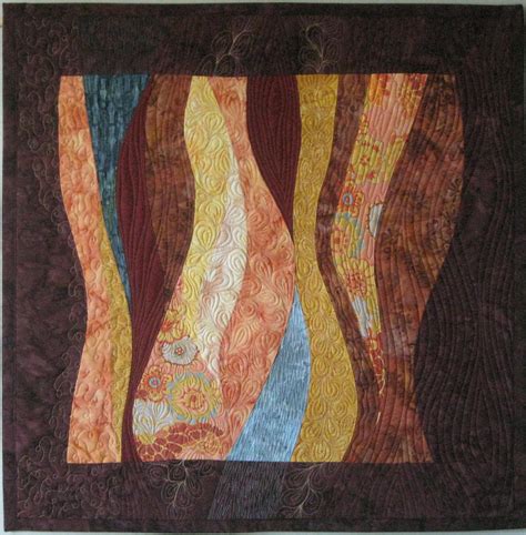 Quilt Stitching Free Motion For Curved Piecing Art Quilts By Sharon