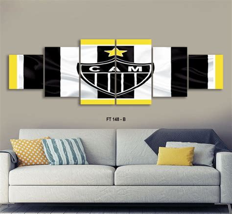 Quadro Mosaico Decorativo Do Atl Tico Mineiro Kit Pe As Elo