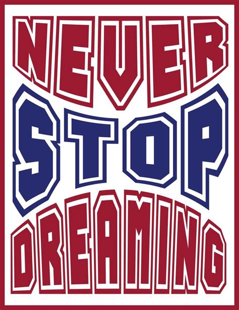 Never Stop Dreaming typography poster 15278266 Vector Art at Vecteezy