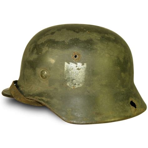 M 35 casco de acero alemán WW2 doble calcomanía Wehrmacht