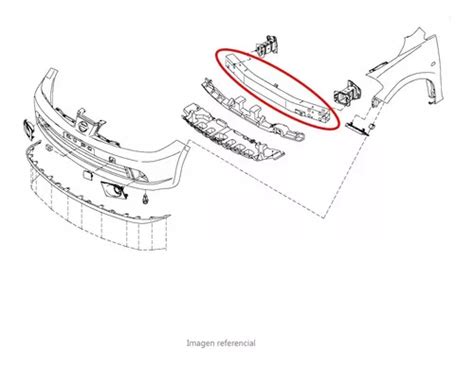Refuerzo Parachoque Delantero Nissan Tiida Sport Japonés Mebuscar Chile