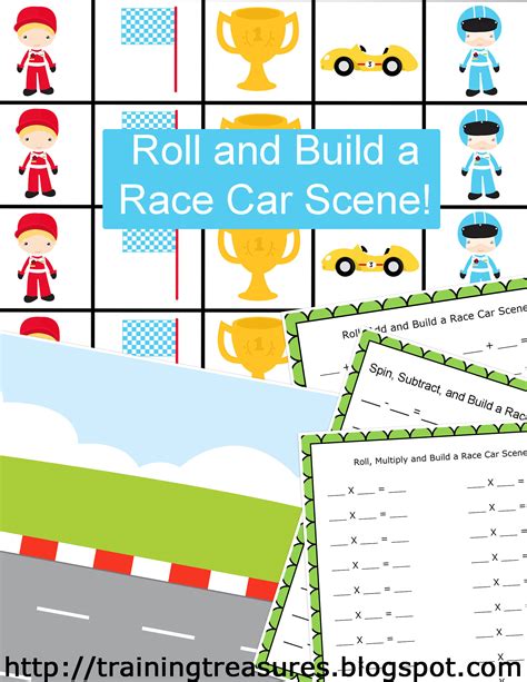 FREE Race Car Math Game