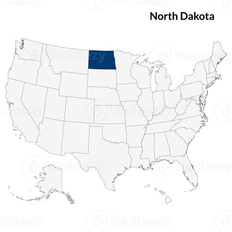 Norte Dakota Mapa Mapa De Norte Dakota Estados Unidos Mapa Png