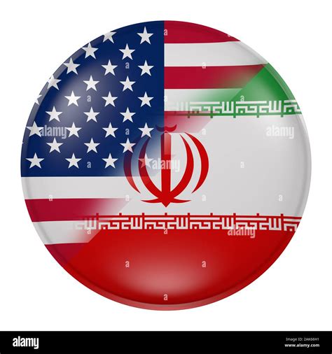 Iran United States Flag Cut Out Stock Images Pictures Alamy