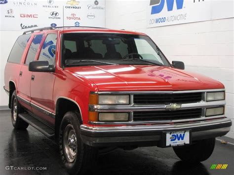 1999 Victory Red Chevrolet Suburban C2500 Ls 22987551 Car Color Galleries