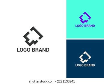 Illustration Abstract Paint Brush Line Logo Stock Vector (Royalty Free) 2221138241 | Shutterstock