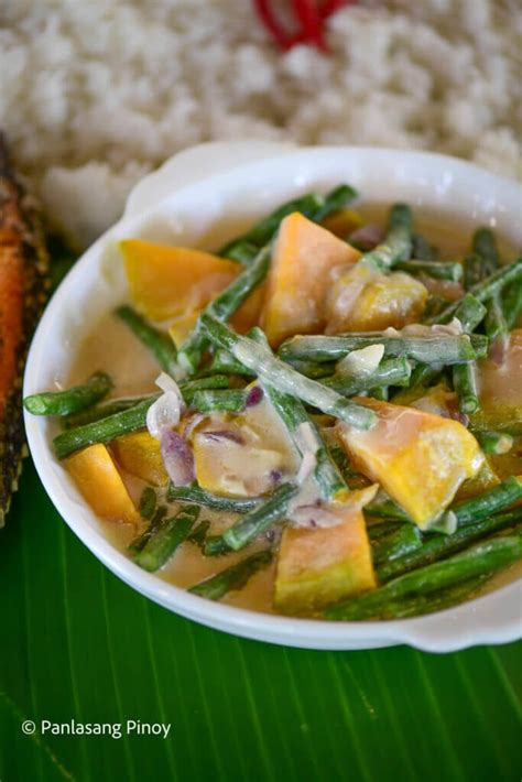 Ginataang Sitaw At Kalabasa With Fried Tilapia Panlasang Pinoy