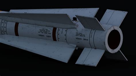 AIM-54 Phoenix Missile 3D Model $59 - .fbx .dae .pwc .obj .3ds .max ...