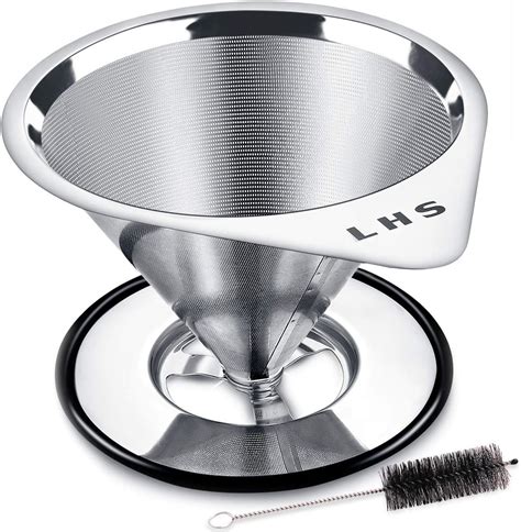 Lhs Pour Over Coffee Dripper Stainless Steel Lhs Slow Drip Coffee