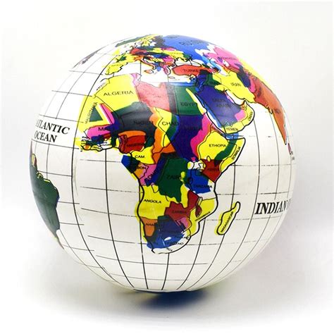 Cm Inflatable Globe World Earth Ocean Map Ball G Grandado