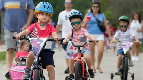 Fourth Of July Bike Parade In Bayside