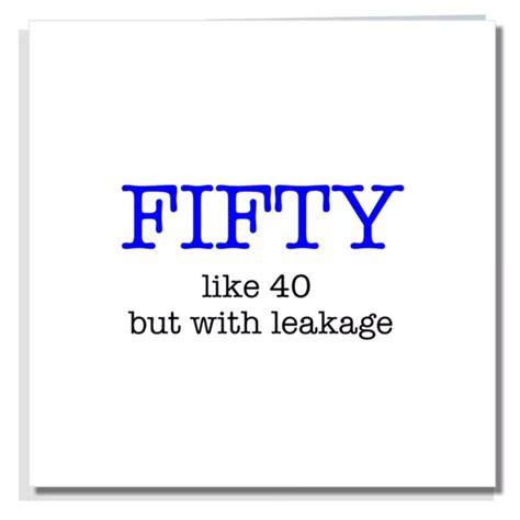 Funny Th Birthday Card Rude Joke For Men Leakage C