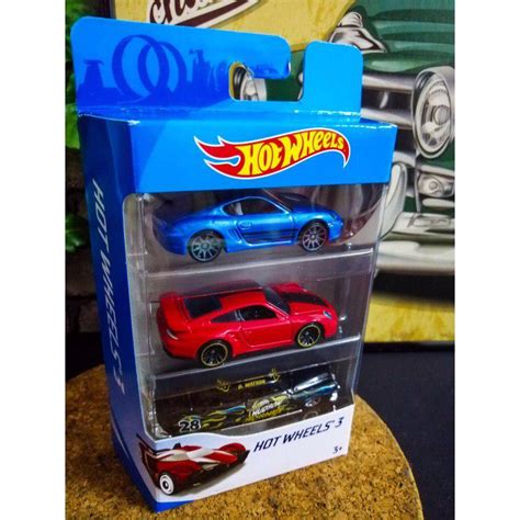 Hot Wheels 3 Pack Porsche Shopee Malaysia