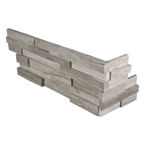 White Oak 3d Stacked Stone MSI Wall Tile Veneers