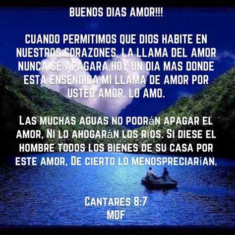 Cantares 8 7 Las muchas aguas no podrán apagar el amor Ni lo ahogarán