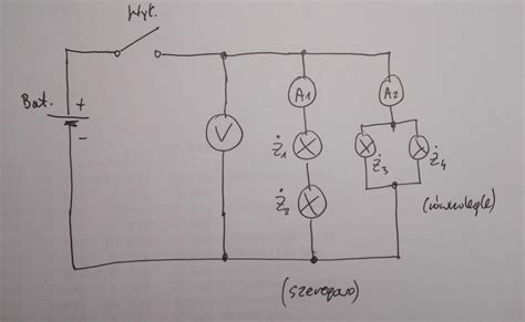 Narysuj Schemat Obwodu Elektrycznego Z O Ony Z A Dw Ch Ar Wek