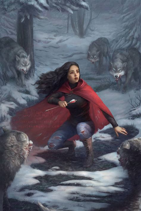 The Girl In The Red Cloak By Julijanam On Deviantart