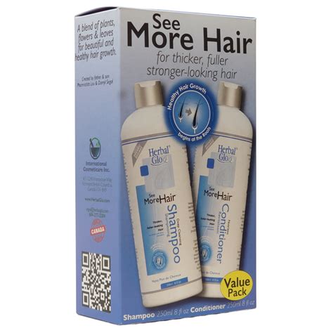 See More Hair Shampoo And Conditioner Value Pack 250 Ml Herbal Glo