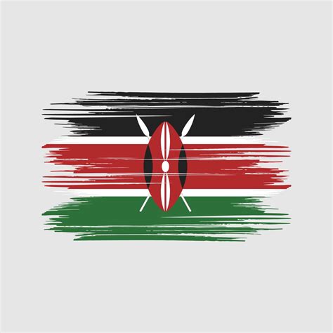 Kenya flag Design Free Vector 11429037 Vector Art at Vecteezy