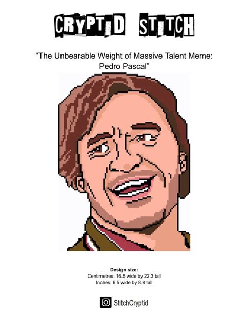 Unbearable Weight Of Massive Talent Meme Funny Nic Cage Pedro Pascal