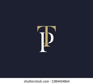 Tp Logo Letter T Luxury Logo Stock Vector Royalty Free 1384454864