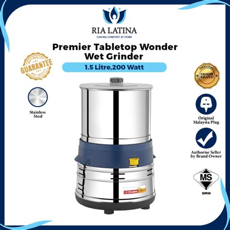 Premier Tabletop Wonder Wet Grinder L W Lazada