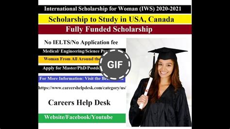 International Scholarship For Women In Usa 2020 Fully Funded