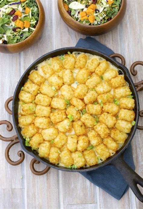 This Lightened Up Tater Tot Casserole Is Packed With Lean Ground Turkey Loads And Vegetables