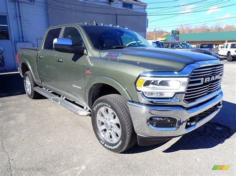 Olive Green Pearl 2020 Ram 2500 Laramie Crew Cab 4x4 Exterior Photo 140166696