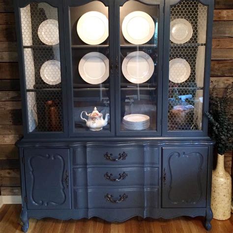 Stunning Antique Hutch In Queenstown Gray General Finishes Design Center