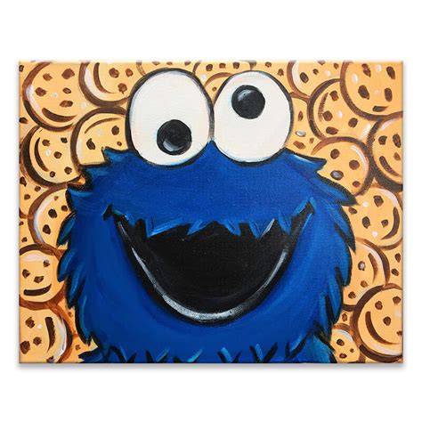 Cookie Monster Painting