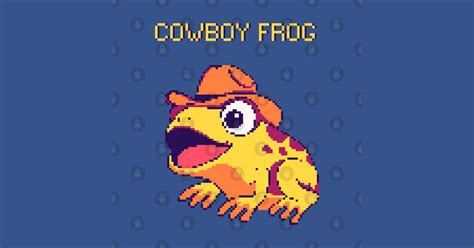 Cowboy Frog Frog T Shirt Teepublic