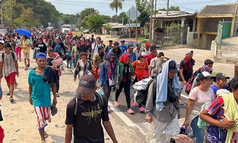 La Jornada Contin A Caravana Viacrucis Migrante Su Trayecto