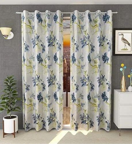 Multicolor Femfairy Digital Floral Printed Polyester Curtains For Door