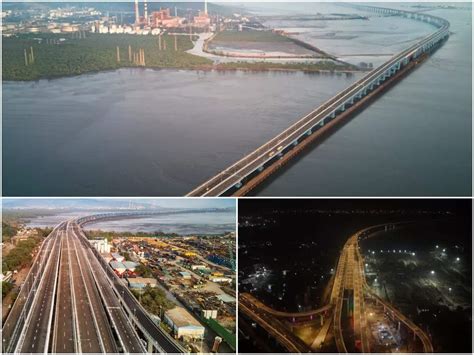 Photos Mumbai Trans Harbour Link Atal Setu Indias Longest Sea