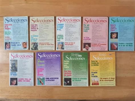 Lote Revistas Selecciones Readers Digest De Mexico Env O Gratis