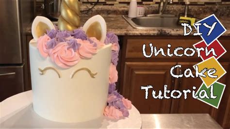 Diy Unicorn Cake Tutorial Youtube