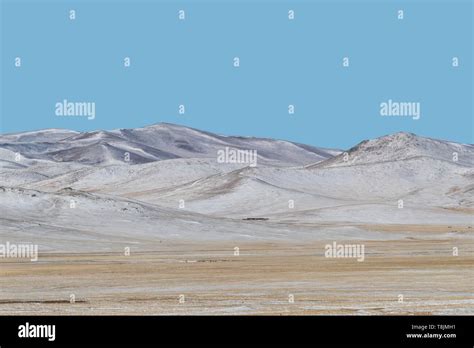 Mongolia, East Mongolia, Steppe area, Landscape, hilly Stock Photo - Alamy