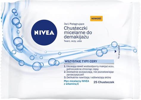 Nivea Micellair Chusteczki Do Demakijażu Twarzy I Oczu 3w1 Wszystkie