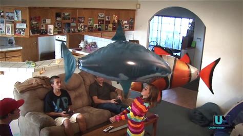 Rc Flying Shark And Fish Youtube