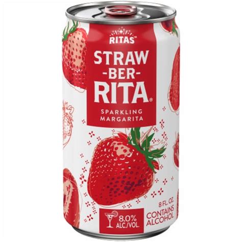 Ritas Straw Ber Rita Sparkling Margarita 8 Fl Oz Ralphs